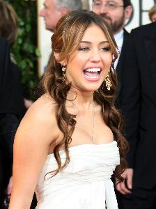 Miley Cyrus at the 66th Annual Golden Globe Awards 2009