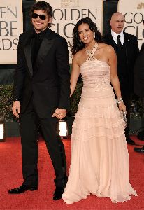 Demi Moore : with her husband Ashton Kutcher on the red carpet at the 66th Annual Golden Globe Awards held at the Beverly Hilton Hotel on January 11, 2009 in Beverly Hills, California