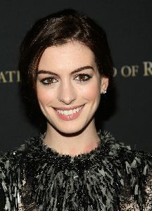 Anne Hathaway at the 2008 National Board of Review awards gala at Cipriani in New York City on Wednesday 14th January 2009