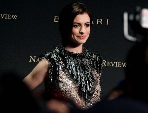 Anne Hathaway at the 2008 National Board of Review awards gala at Cipriani in New York City on Wednesday 14th January 2009