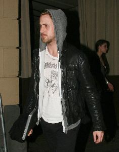 Ryan Gosling spotted leaving Bardot lounge on Monday 13th January 2009