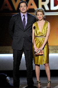 Brendan Fraser : and Elizabeth Banks onstage during VH1s 14th Annual Critics Choice