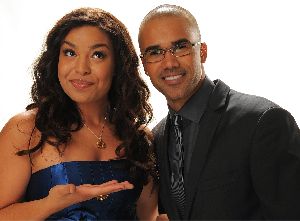 Jordin Sparks and Shemar Moore together at the 35th Annual People s Choice Awards held at the Shrine Auditorium on January 7, 2009 in Los Angeles, California