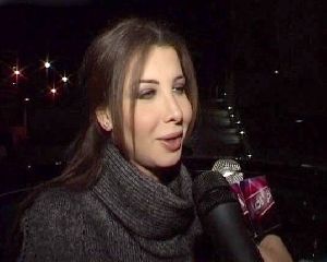 nancy ajram arrives at the lebanese universities awards