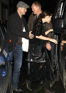 Brad Pitt and Angelina Jolie out together yesterday 19th January 2009