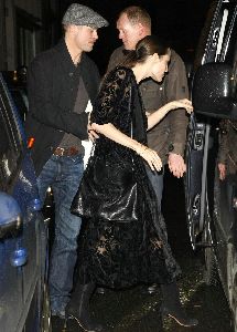 Brad Pitt and Angelina Jolie out together yesterday 19th January 2009