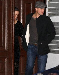 Brad Pitt and Angelina Jolie out together yesterday 19th January 2009