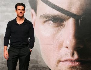 Tom Cruise at the Korean premiere of Valkyrie