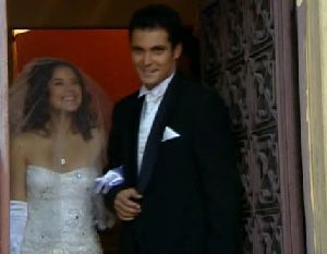 Alpay Kemal Atalan and selen seyven at their wedding