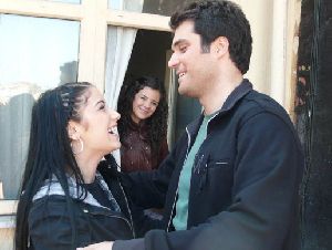 hazal kaya and Alpay Kemal Atalan at the turkish drama genco