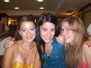 hazal kaya from the turkish drama Genco with fans