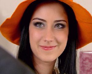 hazal kaya from the turkish drama Genco