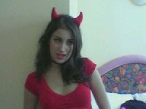 hazal kaya as an evil girl photo