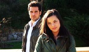 Selen Seyven and Alpay Kemal Atalan from the drama Genco