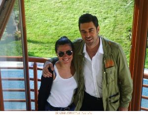 Burak Hakki together with a fan