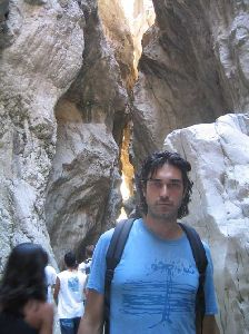 Burak Hakki visiting Petra in Jordan