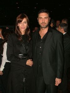 Burak Hakki with his wife Sema Simsek