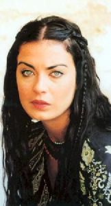 Yesim Buber black long hair style