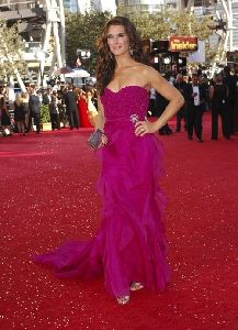 Brooke Shields : arrives at the 60th Annual Primetime Emmy Awards held at Nokia Theatre  in Los Angeles, California on the 21st of September 2009