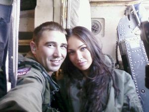 Megan Fox from the set of Transformers 2: revenge of the fallen