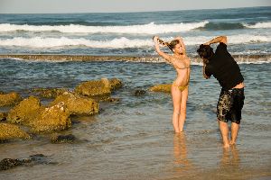 Brooklyn Decker beach photoshoots