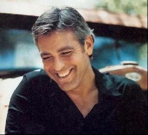 Actor george clooney : 61