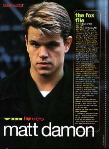 Actor matt damon : 32