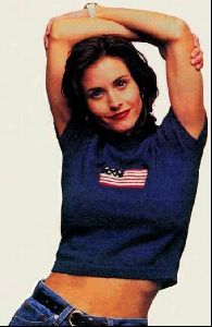 Actress courteney cox : 59