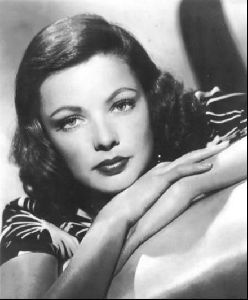 Actress gene tierney : 10