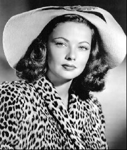 Actress gene tierney : 17