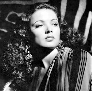 Actress gene tierney : 34