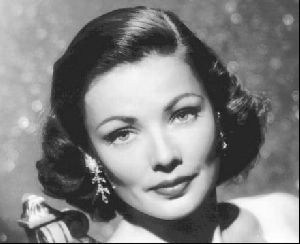 Actress gene tierney : 5