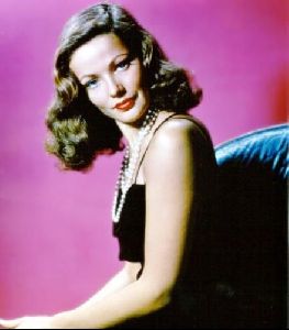 Actress gene tierney : 8