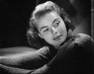 Actress ingrid bergman : 1