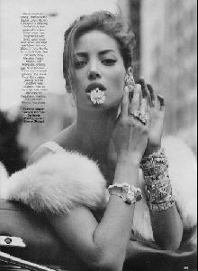 Female model christy turlington : ct108