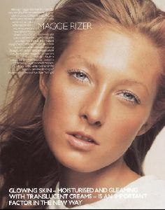 Female model maggie rizer : 55