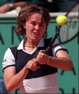 female athlete martina hingis : 35