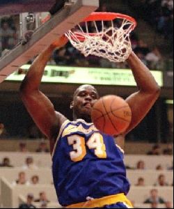 male athlete shaquille oneal : 2