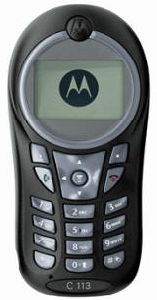 Mobile Phones : Motorola c113