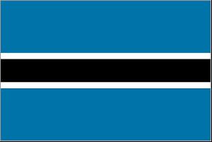 World Flags : Botswana NATIONAL Flag