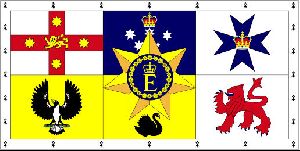 World Flags : Commonwealth OF Australia Personal Flag OF HM The Queen