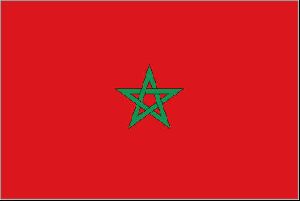 World Flags : Kingdom OF Morocco NATIONAL Flag