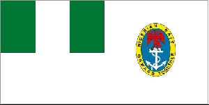 World Flags : Nigeria Naval Ensign Flag