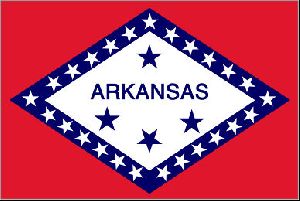 World Flags : United States OF America Arkansas Flag