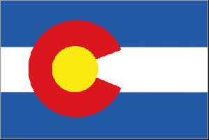 World Flags : United States OF America Colorado Flag