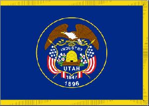 World Flags : United States OF America Utah Flag