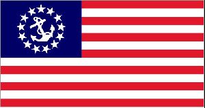 World Flags : United States OF America Yacht Ensign Flag