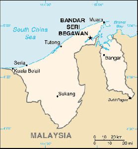 Maps of Cities : Brunei Darussalam map