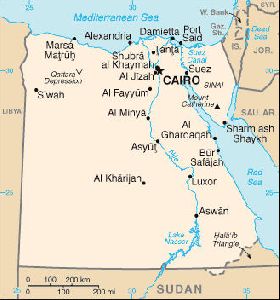 Maps of Cities : Egypt map