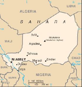 Maps of Cities : Niger map